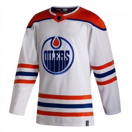 Edmonton Oilers Blank 2020-21 Reverse Retro Authentic Shirt - Mannen